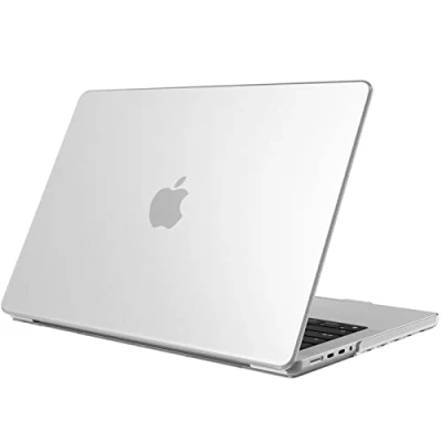 Afbeelding van Fintie Hoes compatibel met MacBook Pro 14 inch (2023 2021 versie) A2992, A2918, A2779, A2442, M3, M2, M1 Pro/Max, ultradunne harde beschermhoes inch, transparant (Frost)