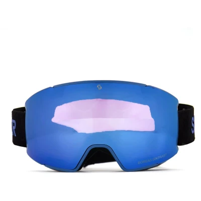 Afbeelding van Skibril Sinner Boreas Matte Blue Neon Double Sintrast + Dbl Orng Toric