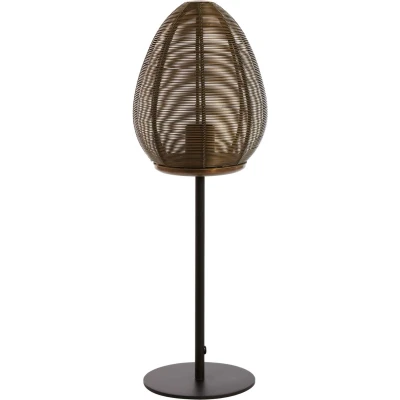 Afbeelding van Light &amp; Living Tafellamp Yaelle Brons Ø18cm