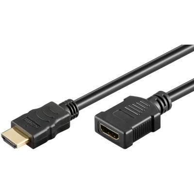 Afbeelding van Goobay 76268 HDMI kabel 0,5 m Type A (Standaard) Zwart