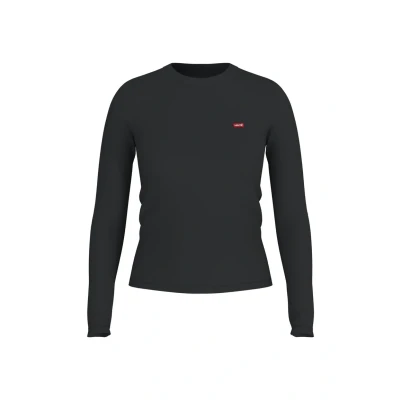 Afbeelding van Levi&#039;s Dames Pl Essential Ls Tee T shirt, caviar, XL