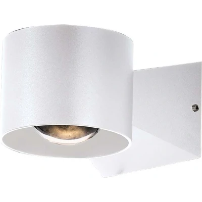 Afbeelding van V TAC VT 1179 W LED wandlamp Rond IP65 Witte behuizing 5 Watt 500 Lumen 4000K