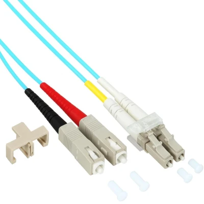 Afbeelding van 3 m Glasvezel Kabel LC SC OM3