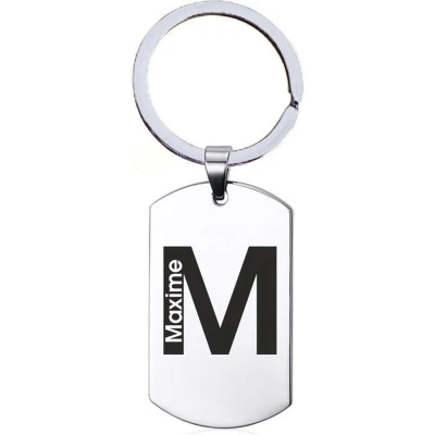 Afbeelding van Naamkado Maxime RVS Sleutelhanger