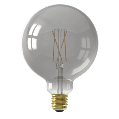 Afbeelding van SMART LED Lamp Smoky Titanium Globe G125 E27 220 240V 7W 400lm 1800 3000K