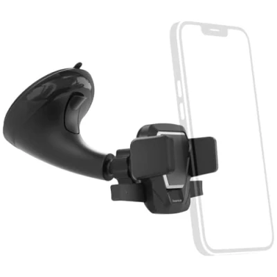 Afbeelding van Hama Gsm Houder Voor De Auto Easy Snap Met Zuignap 360 Graden Draaib. Uni.