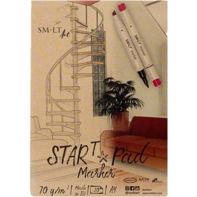 Afbeelding van SMLT Startersblok Marker A5 70gr 20 vel