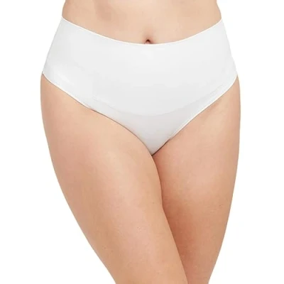 Afbeelding van Spanx Cotton Comfort Thong String, Dames, Maat: 32, White