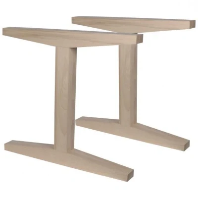Afbeelding van Tafelpoot Hout Beuken I vorm 72 cm Per Set