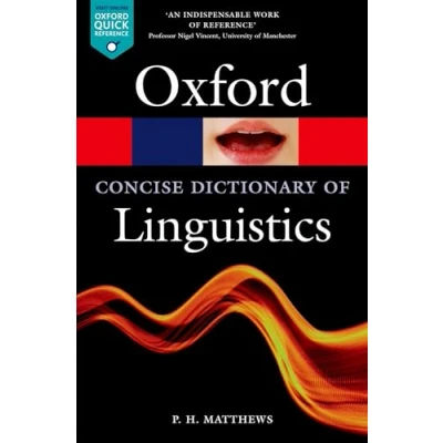 Afbeelding van The Concise Oxford Dictionary of Linguistics