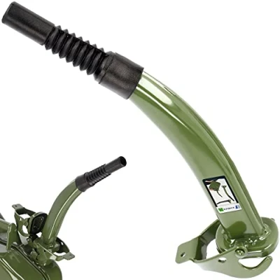 Afbeelding van KADAX schenktuit voor jerrycan, uitlaatpijp, trechter jerrycans, vulopening reservejerrycans, vulpijpen, jerrycan (staal)