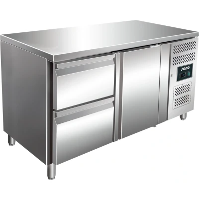 Afbeelding van Geforceerde koelwerkbank Kylja 2110 TN 1 deur en 2 lades (H)89/95x(B)136x(D)70