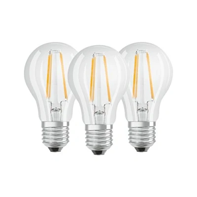Afbeelding van Osram Led retrofit classic a 60 6.5w/40 220 240v fil e27 box of 3 pcs 4058075819535