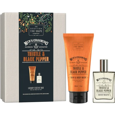 Afbeelding van Thistle &amp; Black Geschenkset Eau de Toilette 50ml en Hair Body Wash 200ml
