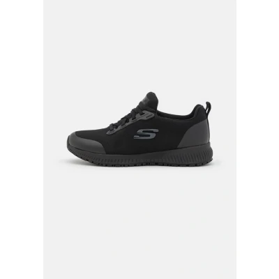 Afbeelding van Skechers Squad Sneakers laag black, Heren, Maat: 39.5, Black Textiel/ synthetisch