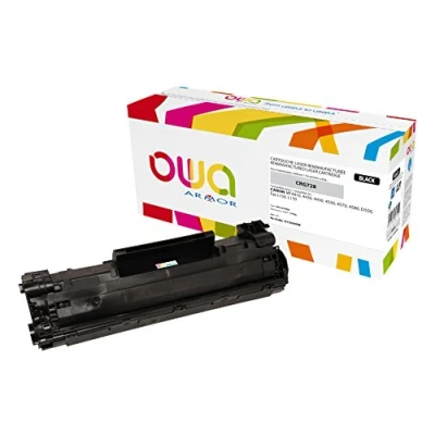 Afbeelding van Armor CRG728 Lasertoner, nagevuld, compatibel met Canon Fax, zwart
