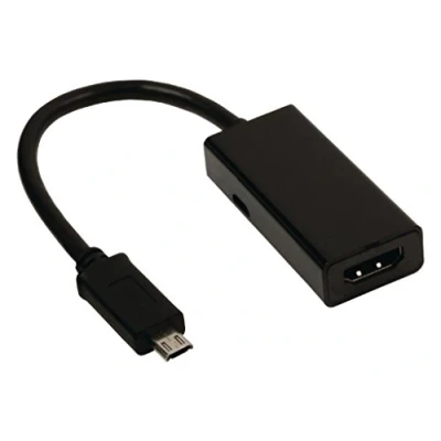 Afbeelding van Valueline 0.2m MHL HDMI + micro USB B m/f