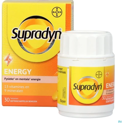 Afbeelding van Supradyn Energy Multivitamine 30 tabletten