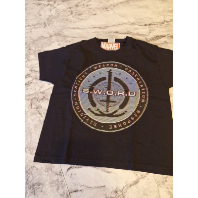 Afbeelding van T Shirt Marvel Fruit of the Loom S.W.O.R.D. Zwart Mt 104