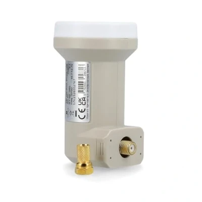 Afbeelding van Triax TSI 100 Gold Single LNB met PLL technologie, 1 voudig digitale HD 4K voor deelnemer (Sat Receiver, tv) satellietschotel antenne + 1x Anadol F stekker