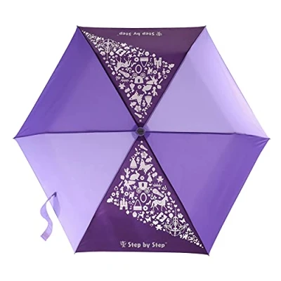 Afbeelding van Paraplu Step by Magic Rain effect paars