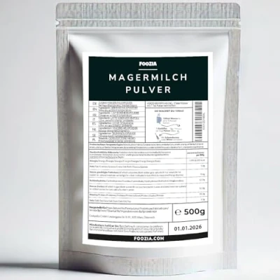Afbeelding van Magere Melkpoeder Biologisch Gemaakt van Pure Verse Melk 500g Foozia