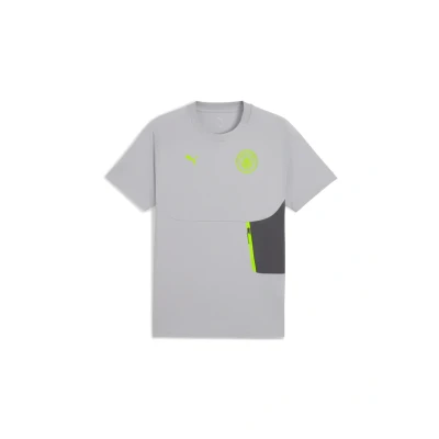 Afbeelding van Puma MCFC Pumatech Pocket TEE Fanartikel, Heren, Maat: Small, Galactic gray pro green