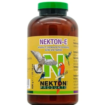 Afbeelding van NEKTON E Vitamine preparaat voor de kweek vogels en reptielen Made in Germany (600 g)