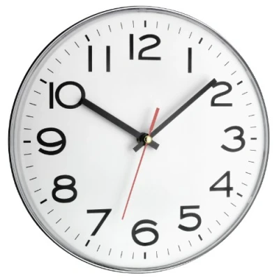 Afbeelding van TFA Dostmann analoge wandklok, 60.3017, met duidelijk leesbare cijfers, secondewijzer, 28cm, wit, (L) 280 x (B) 40 (H) mm