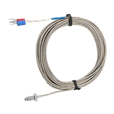 Afbeelding van K Type Thermokoppel Sonde Temperatuursensor Kabel M6 BSW Schroefdraad Temperatuur Meetsonde met 5 Meter (5M)