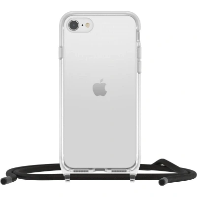 Afbeelding van Otterbox React Apple iPhone SE 2022 / 2020 8 7 Back Cover Transparant Met Koord