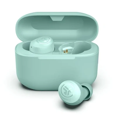 Afbeelding van JLab Go Air Pop+ True Wireless Earphones, Bluetooth Earbuds, Oordopjes Draadloos with 35H+ Speeltijd, In Ear Headphones Microfoon, Oplaaddoos, App, Mintgroen