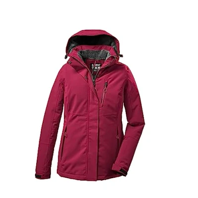 Afbeelding van killtec Dames Functioneel jack/winterjack met afritsbare capuchon KOW 140 WMN JCKT, dark raspberry, 38, 37411 000