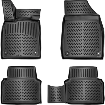 Afbeelding van ELMASLINE 3D rubbermatten voor Dacia BIGSTER vanaf 2025, past niet in mild hybride Accessoires vloermatten