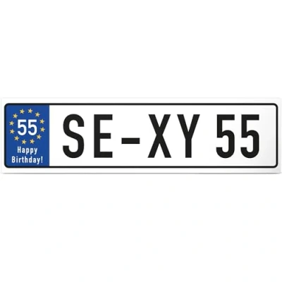 Afbeelding van DankeDir! Sexy 55 jaar teken cadeau 55. Verjaardagscadeau Vijfenvijftigste Verjaardagsdecoratie Feestdecoratie Feestaccessoires Verjaardagskaart
