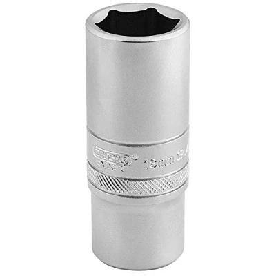 Afbeelding van Draper 16586 Metrische 3/8 inch vierkante aandrijving Hi Torq 6 punts diep 19 mm socket, blauw