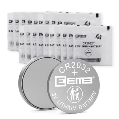 Afbeelding van EEMB 20 PACK CR2032 Batterij 3V Lithium Button Coin Cell Battery 2032 DL2032 ECR2032 LM2032 voor Horloges Rekenmachines Medische Apparaten Computer Moederborden Sleutelhangers