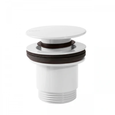 Afbeelding van Afvoerplug Tres Complementos Clickwaste Wit