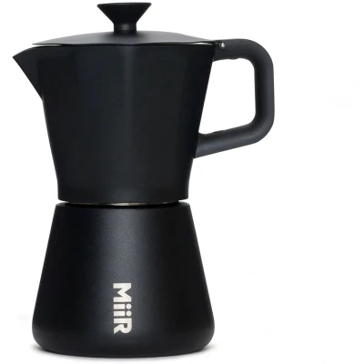Afbeelding van Percolator MiiR New Standard Moka Pot Black 295ml