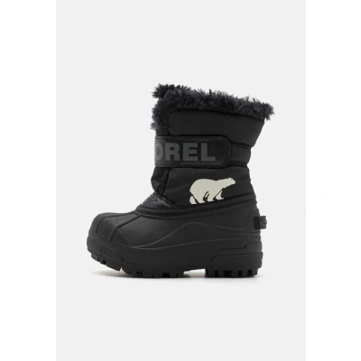 Afbeelding van Sorel Snow Commander Boot, Zwart/Houtskool, 12 UK Kind, Zwart houtskool, Child