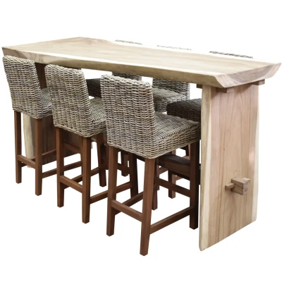 Afbeelding van Rita boomstam barset 220x70xH110 cm 7 delig