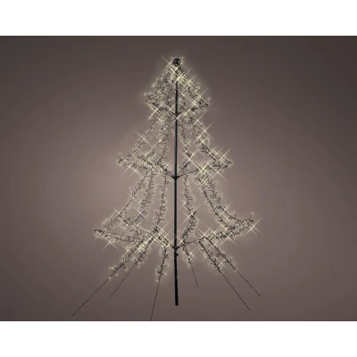 Afbeelding van Buiten Kerstboom met 1200 LED lampjes 200CM