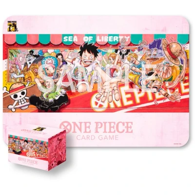 Afbeelding van One Piece 25th Anniversary Playmat and Deck Box