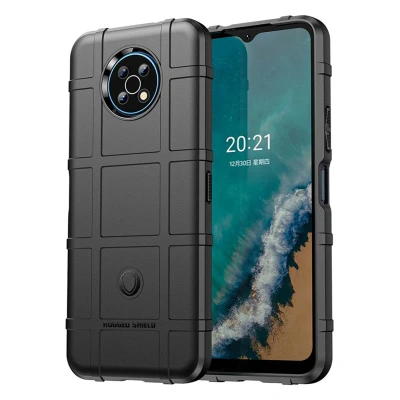 Afbeelding van Nokia G50 Hoesje Siliconen en TPU (zacht) iMoshion Softcase/Backcover Zwart Telefoonhoesje Shockproof/Valbescherming