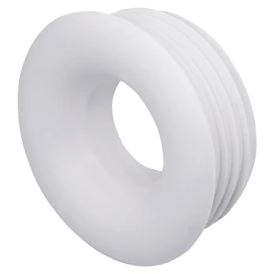 Afbeelding van SKIR&#039;CO (5 stuks) Witte 50 x 25 mm rubberen huls voor afvoerpijp, pijp connector, pijpadapter, reductiemiddel