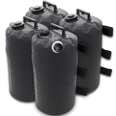 Afbeelding van BailenaTents® Watergewicht 12 liter, gewicht voor paviljoen, tenten, verzwaring vouwpaviljoen, staande beveiliging met water/zand te vullen, universele tentpoten tuintent