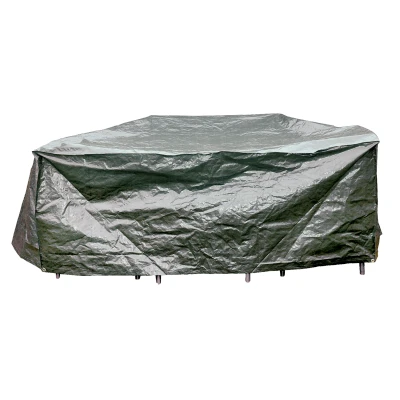 Afbeelding van Beschermhoes voor zitgroep, grijs, diameter 200 cm, hoogte 80 cm