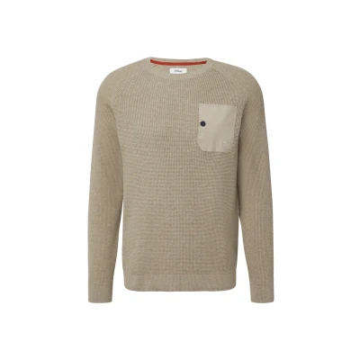 Afbeelding van s.Oliver Trui, Heren, Maat: 3XL, Helles beige