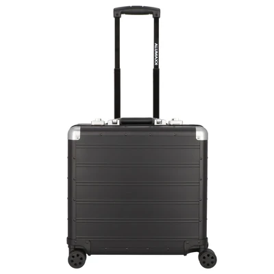 Afbeelding van Alumaxx Gemini 4 wielen pilotenkoffer 42,5 cm laptopvak, mat zwart, ca. 42,50 x 40 21 cm, Zakelijke trolley