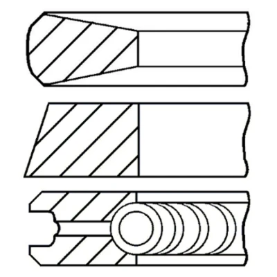 Afbeelding van Goetze Engine Zuigerveren 08 136500 30